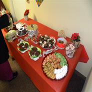 Hors d'oeuvres and Desserts provided by Guests!